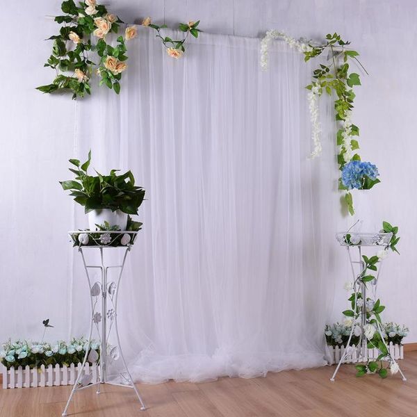 

party decoration tulle hanging curtain for wedding backdrop event decor stage background silk drape