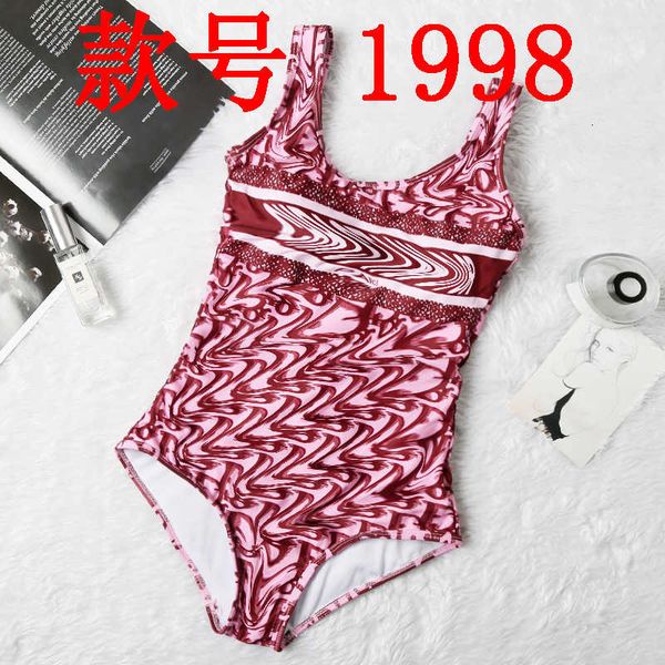 

with one piece women's bikini tag dahong swimsuit factory, White;black