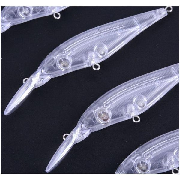 

abs plastic embryo fishing bait unpainted blank body lure 11.2cm 9g shallow diving swimbaits diy color bait jlltqx soif