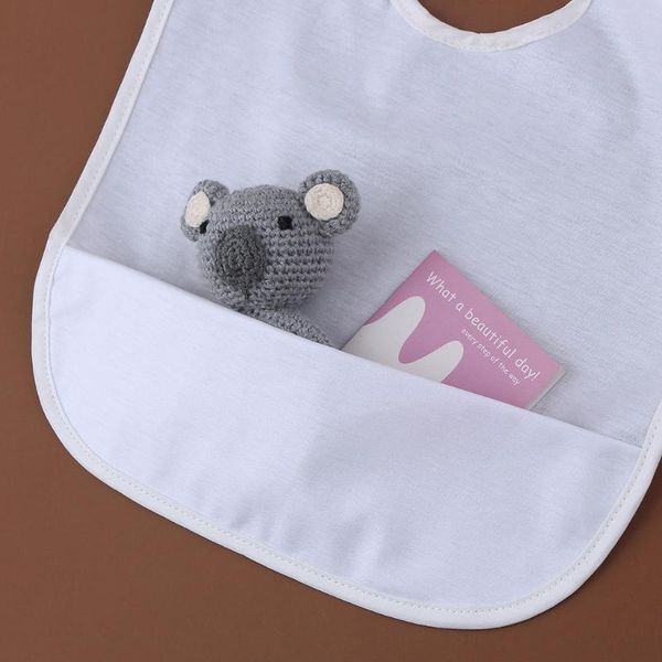 

bibs & burp cloths l5yf waterproof baby infant feeding apron smock cloth with pocket for born gifts