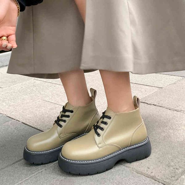 

boots broken leather chunky heels ankle boots for women shoes with platform short women's black ladies' b4yp