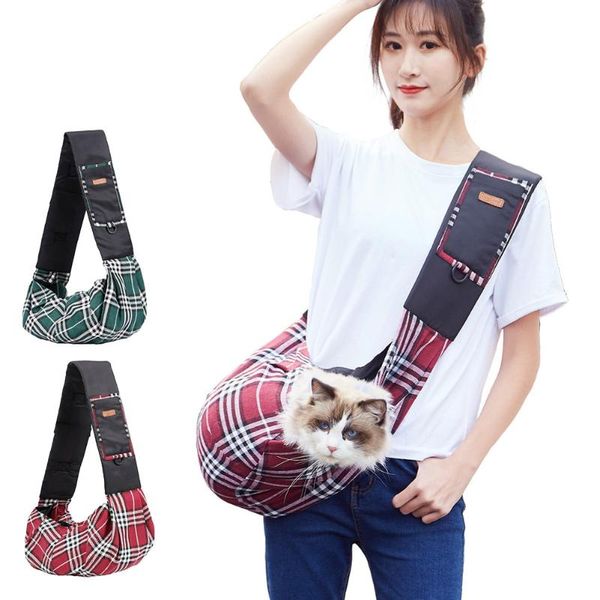 

cat carriers,crates & houses pet dog oxford carrier shoulder bag outdoor portable breathable crossbody puppy sling handbag for carrying