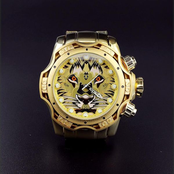 

wristwatches invincible casual fashion mens quartz watch 52mm luminous waterproof undefeated invicto reloj de hombre for drop, Slivery;brown