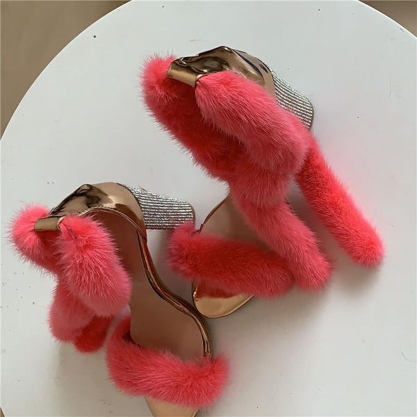 

slippers women's sandals 100% and high heel strap fashion, Black