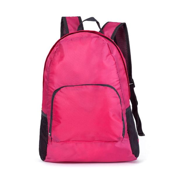 

backpack portable outdoor men and women travel nylon folding receive bag