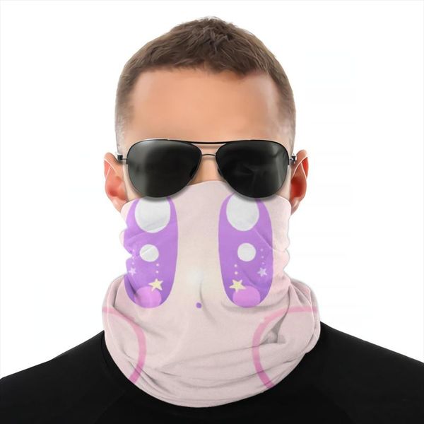 

scarves 3d print cartoon gamer kirby keep warm scarf funny boys/girls bandana plush toy, Blue;gray