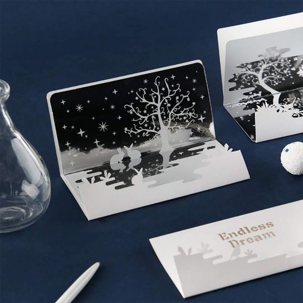 

greeting cards fairy christmas with envelope party invitation card birthday mirror