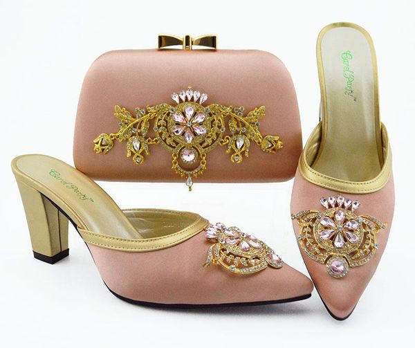 

dress shoes est pink color latest design matching italian shoe and bag set wedding party african, Black
