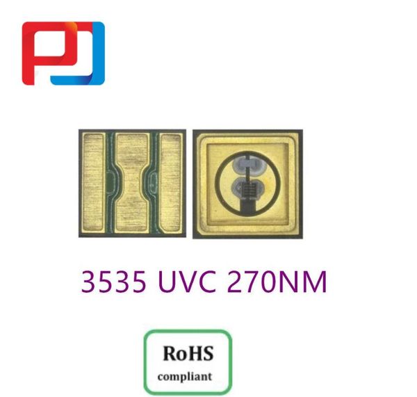 

light beads 2pcs uvc uva lamp 3535 deep uv disinfection led pular 5-6v 270nm-280nm