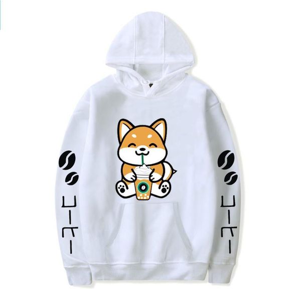 

wamni hoodies size print brand dog coffee fashion casual stylish pullovers sweatshirts harajuku autumn 2021 male hoodie puls gccgf, Black