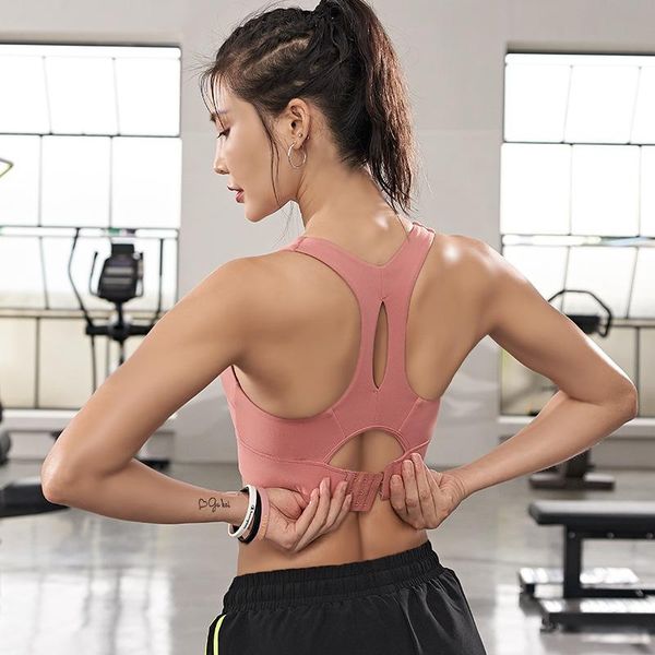 

gym clothing yoga bra shockproof running fitness underwear american back gathering absorbing sports women, White;black