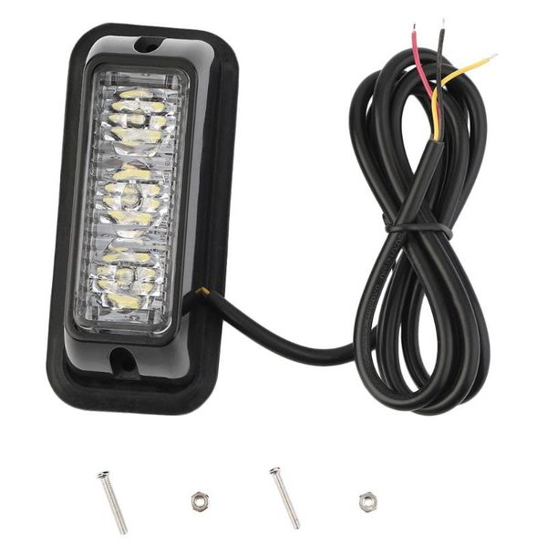 

12v 3w windshield led strobe light viper car flash signal emergency fireman beacon warning light red blue amber