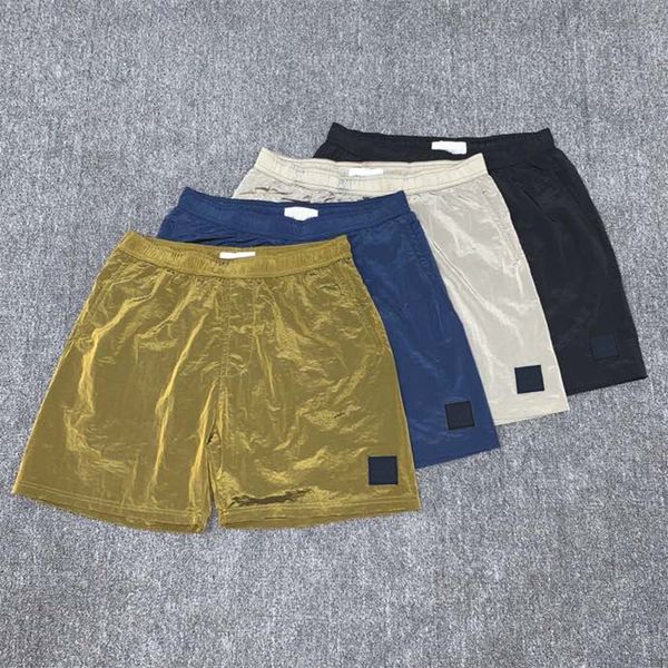 

men elastic waist shorts man lightweight summer short pants boy hip hop embroidery trouser streetwear gradient 2021 ins style, White;black