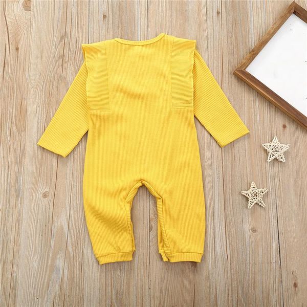

jumpsuits fashion boys girls clothing baby autumn spring style female ruffle long-sleeved romper born jumpsuit, Blue