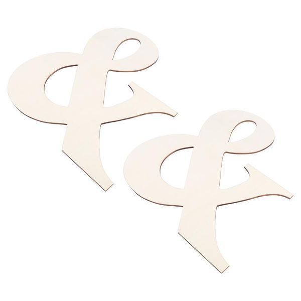 

novelty items 2pcs funny diy blank wooden letters painting wood slices cutouts