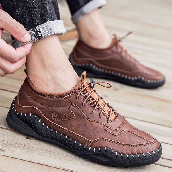 

dress shoes breathable non-slip wear-resistant board spring fashion trend leather casual large size 38-48 3yma, Black