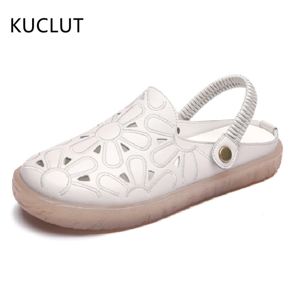 

2021 spring, summer and autumn women's new breathable flat bottom casual soft bottom lazy shoes loafers leather slippers retro f, Black