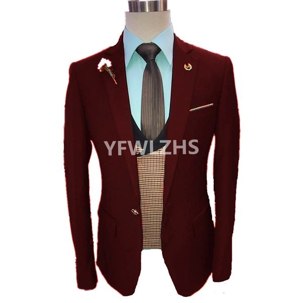 

new style one button handsome notch lapel groom tuxedos men suits wedding/prom/dinner man blazer(jacket+pants+tie+vest) w779, Black;gray