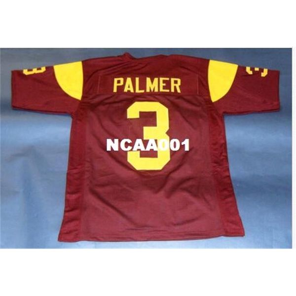 

001 #3 arson palmer custom usc trojans college jersey size s-4xl or custom any name or number jersey, Black