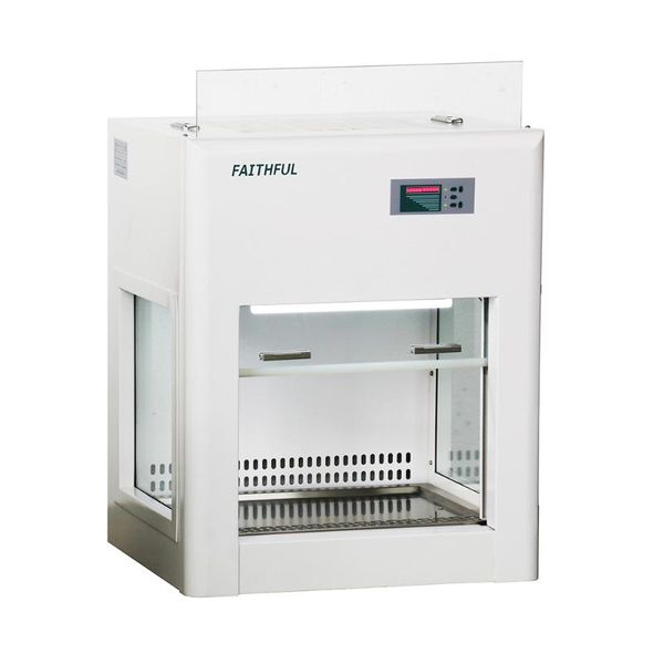 

lab supplies mini laminar flow cabinet table type clean equipment for school hosipital laboratory fume hood cj-600p cj-600n with led light