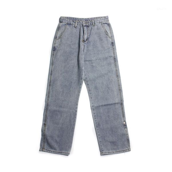

women's jeans all-match spring and summer loose blue wide-leg trousers