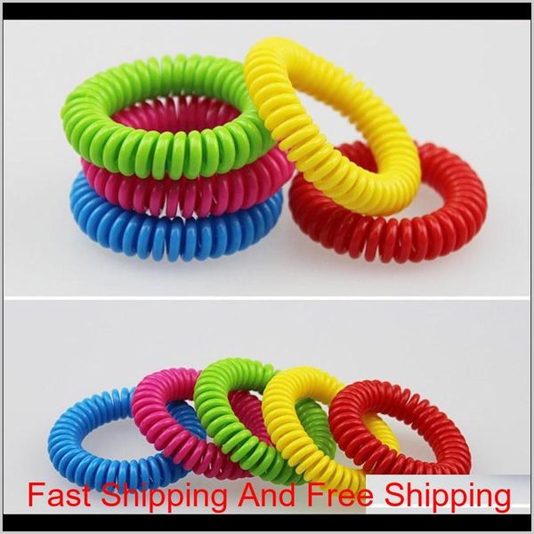 

anti-mosquito elastic repellent bracelet summer 7 colors natural vegetable oils phone strap elastic hand ring wr qylhvf tore2010