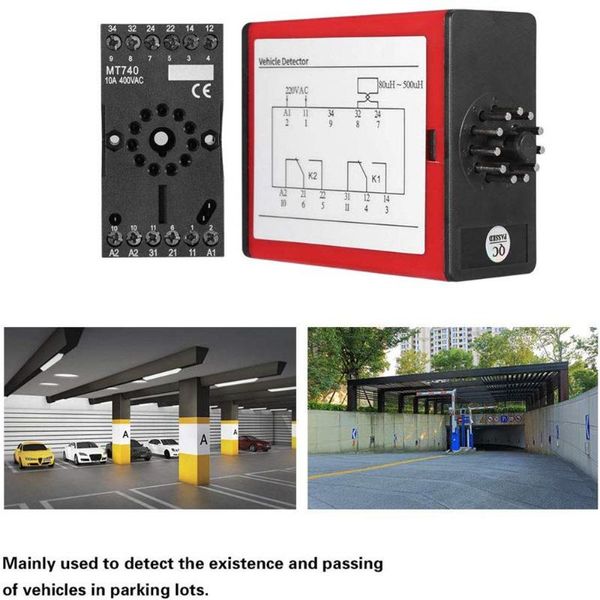 

car rear view cameras& parking sensors vehicle detector single channel inductive loop sensor outdoor buried driveway gate motion