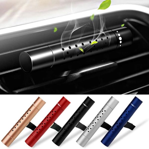 

car air freshener outlet condition diffuser solid flavoring perfume vent clip interior fragrance 5 flavours stick supplement