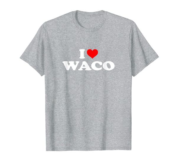 

i love waco t-shirt, White;black