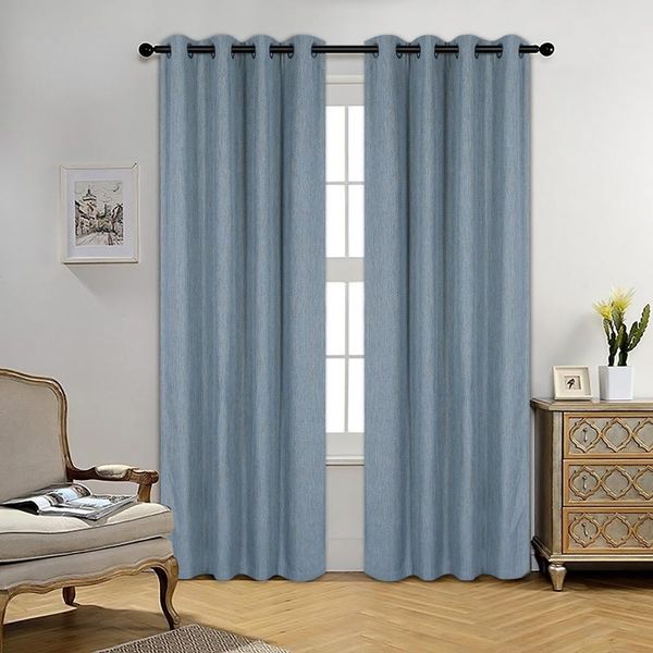 

curtain & drapes curtains for living dining room bedroom customization colorful linen blackout cloth nordic light luxury simple fashion