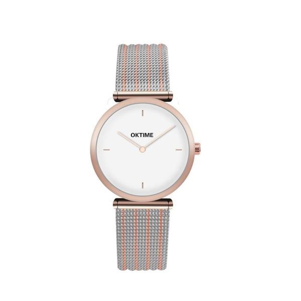 

wristwatches women's creative fashion watch student wrist women clock watches, Slivery;brown