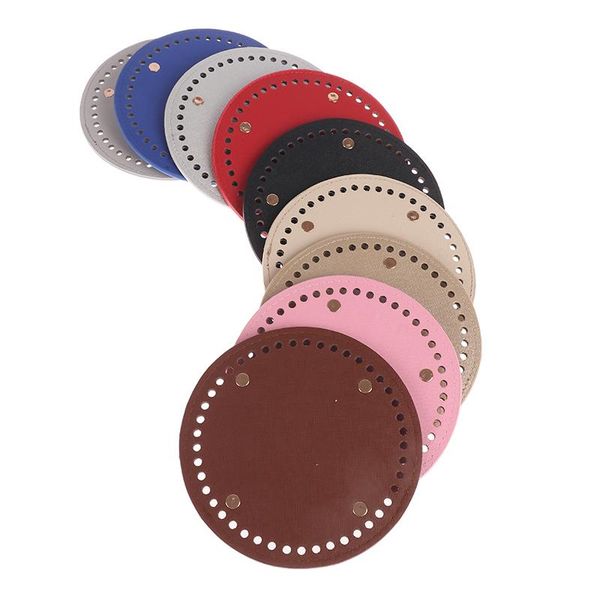 

bag parts & accessories 1pcs - 15cm bags round bottom shaper rivets crocheting hand-woven diy for hand-made cushion pad supplies, Black