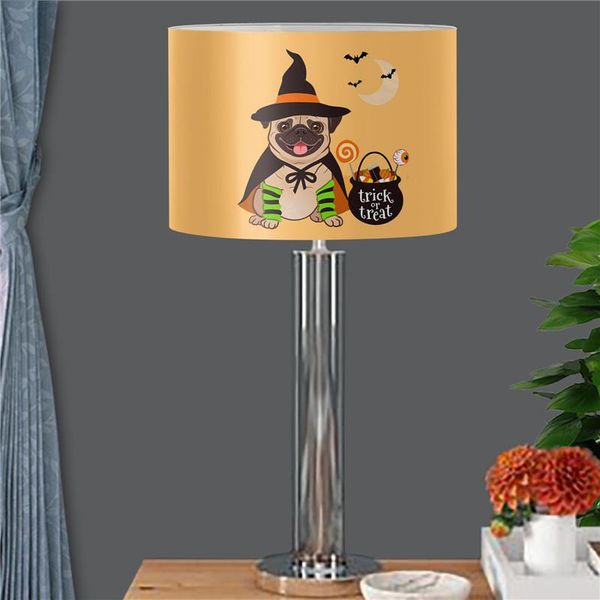 

lamp covers & shades halloween design shade cute pug puppy light for wall table home decoration round shape pvc