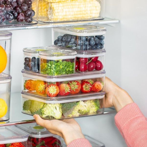 

nuts, fruits and sealed , refrigerator, fruit vegetable storage boxes, kitchen plastic thickened boxes bottles & jars