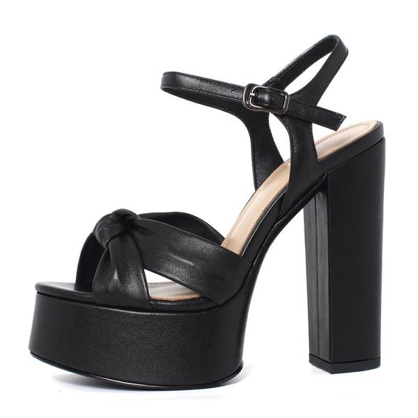 

dress shoes 2021 high heels sandals summer fashion buckle strap black apricot casual chunky women's ladies big size 41