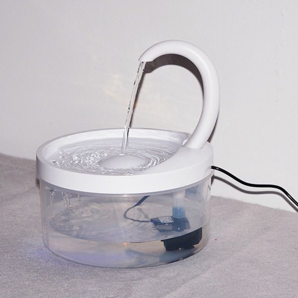 Fontana di acqua potabile per gatti intelligente Distributore automatico di circolazione fontana ciotola per cani da interno per gatti