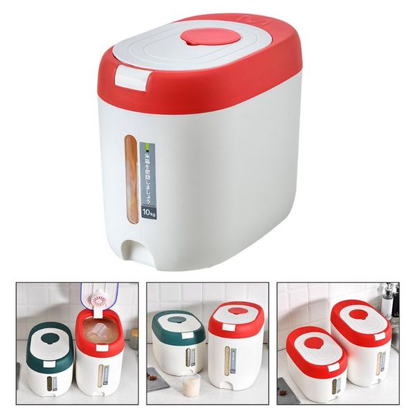 

storage bottles & jars 1pc insect-proof rice bucket 10kg tank grain