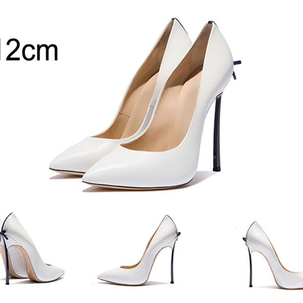 

2020 autumn women pumps pointed toe bowtie thin high heels wedding shoes pumps party shoes c0202, Black