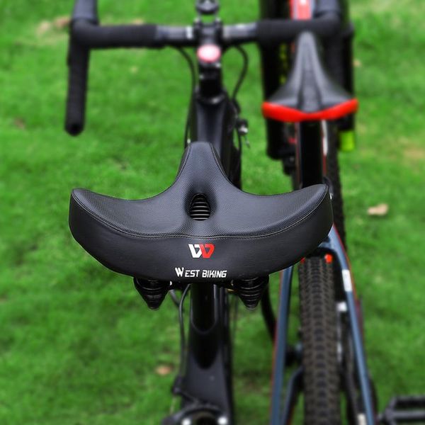 

bike saddles mtb road pu leather polyurethane foam breathable comfortable seat cushion racing saddle cycling equipment