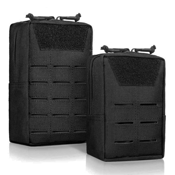 Tactical Molle Bolle Molle Layer Utility Bolsa Compact Gadget Engrenagem Saco de Engrenagem Bolsa De Acessório Pacote de cintura para Vest Backpack