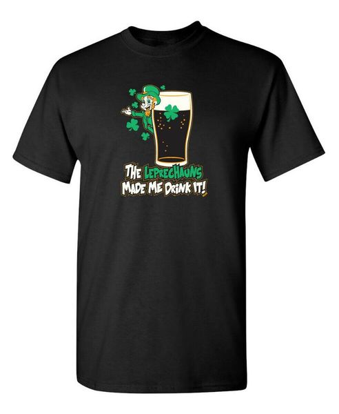 

men's t-shirts made me drink it novelty gift humor heavy duty funny t shirt, White;black