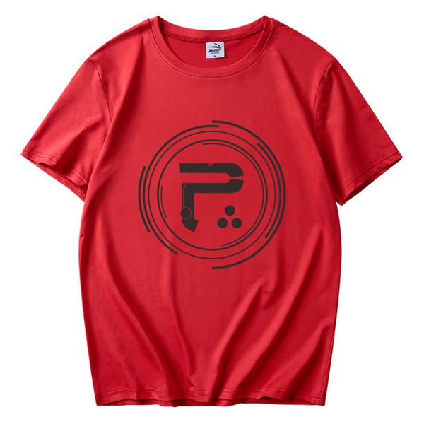 

2021 new peripheral pattern prints men and women street dance sport casual t-shirt, White