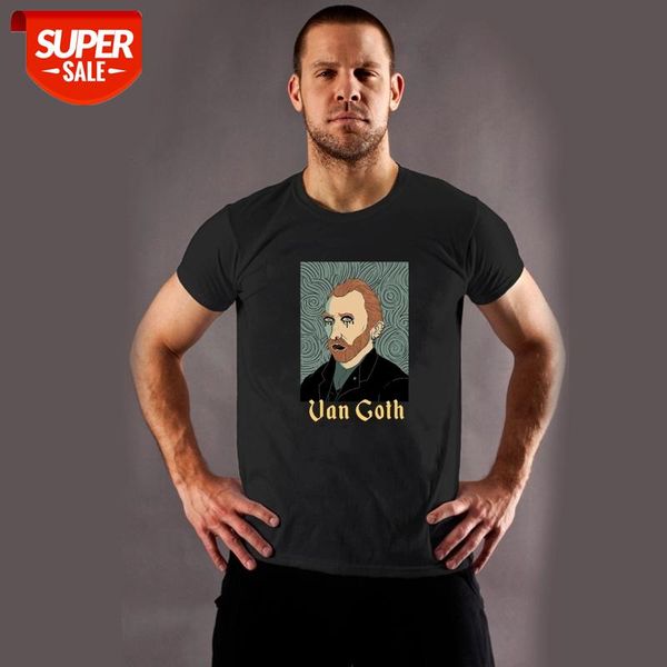 

dutch impressionist van gogh t shirt summer men's new large casual harajuku short sleeve tees aesthetic art men clothing #0e0j, White;black