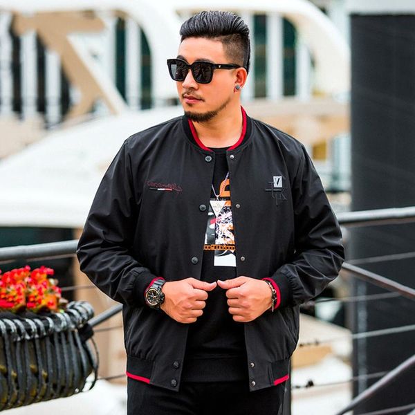 

men's jackets middle-aged jacket thin loose pure cotton leisure spring autumn oversized xl-7xl for male, Black;brown