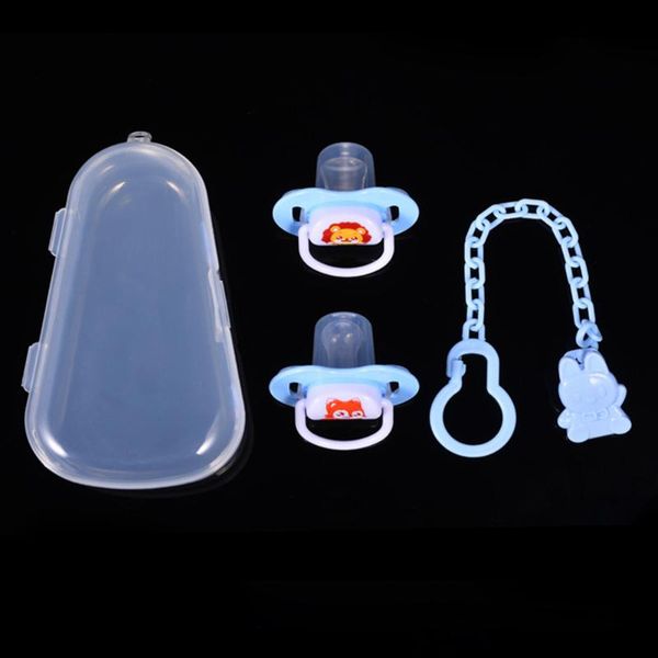 

pacifiers# baby pacifier set with food chain bpa silicone round and flat nipples