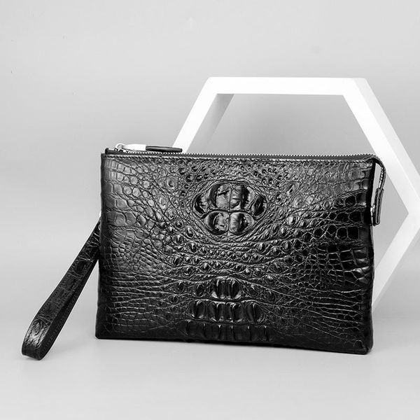 

briefcases alligator bone skin luxury men messenger bag simple fashionable briefcase leisure large capacity hand fashion underarm