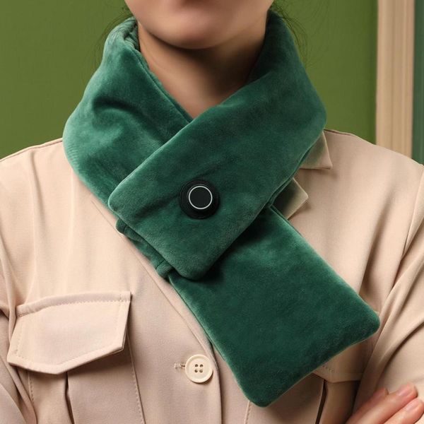 

scarves winter scarf heated usb women men heating neck warmer stylish cold-proof warm electric, Blue;gray