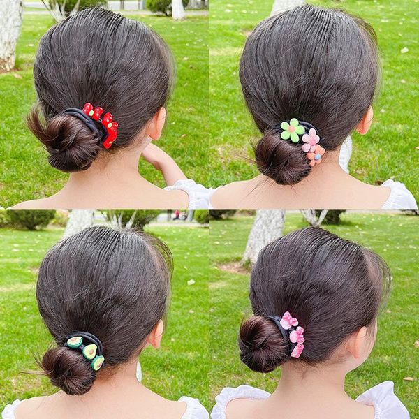 

hair accessories women girls bow bun hairstyle knot flower maker tools ornament headband korean fashion lazy hairpin, Slivery;white