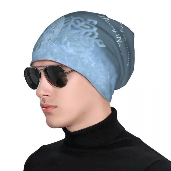 

beanies christmas white public holidays snow snowflakes mens womens knit hat