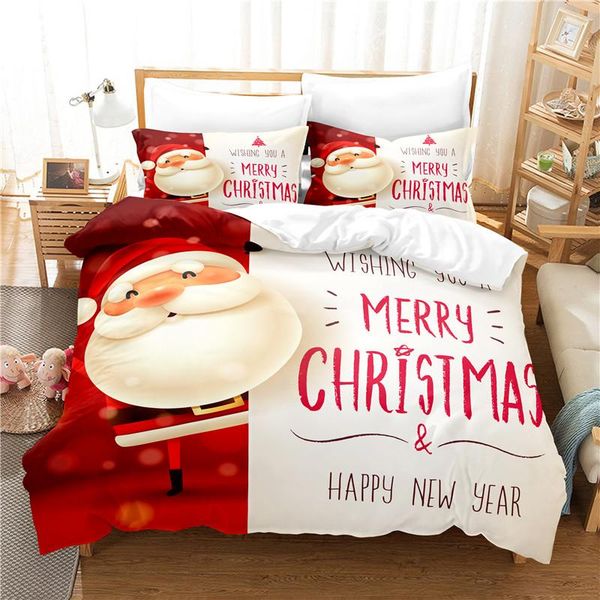 

bedding sets santa claus set for bedroom soft bedspreads bed home comefortable duvet cover quilt and pillowcase